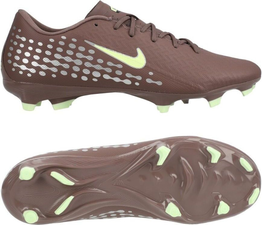 Air Zoom Mercurial Vapor 16 Academy MG Mbappé Personal Edition - Plum Eclipse/Metallisk sølv - Multi Ground (MG), størrelse 38