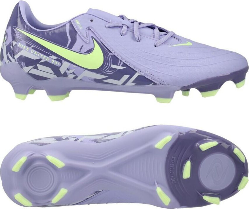 Phantom Gx Ii Academy Mg United - Purple Agate/volt - Multi Ground (Mg), størrelse 43