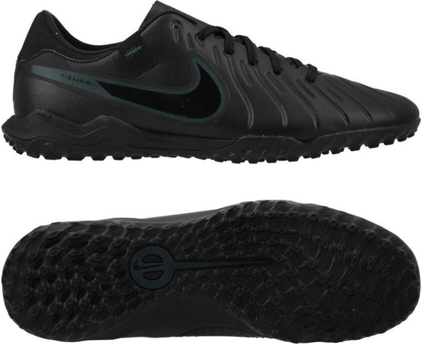 Tiempo Legend 10 Academy Tf Shadow - Svart/dyp Jungel - Turf (Tf), størrelse 36