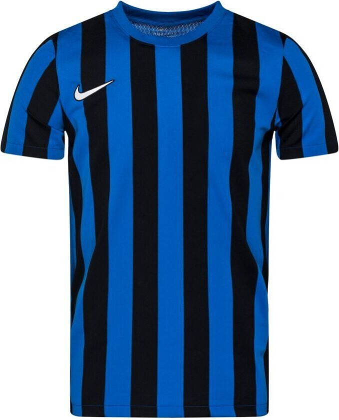 Spillerdrakt DF Striped Division IV - Blå/Svart/Hvit, størrelse X-Large