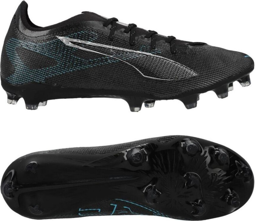 Ultra 5 Pro FG/AG Eclipse - Svart/ Sølv/Bright Aqua, størrelse 42½