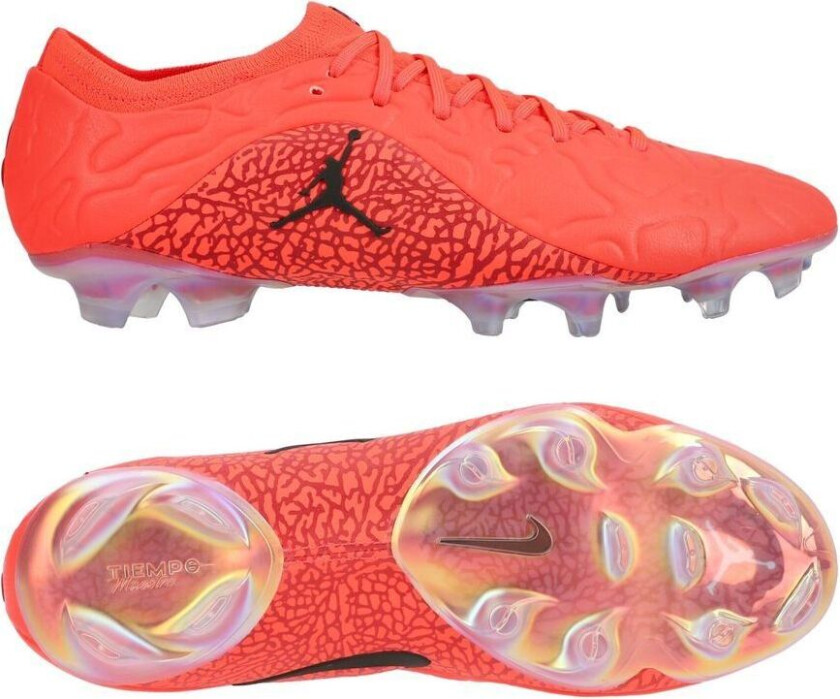 Tiempo Maestro Elite FG Infra-Red x Jordan - rød/Svart LIMITED EDITION - Gress (FG), størrelse 44