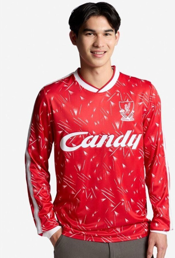 Liverpool Hjemmedrakt 1989/91 Langermet - Liverpool Fc, størrelse X-Large