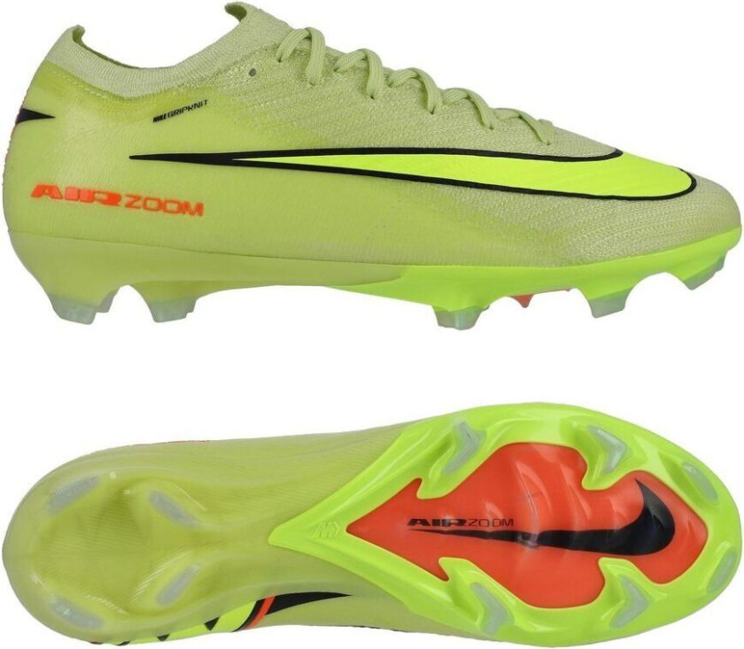 Air Zoom Mercurial Vapor 16 Elite FG Max Voltage - Gønn/Volt/Hyper Crimson - Gress (FG), størrelse 46