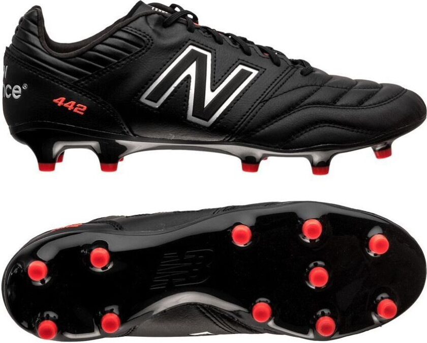442 2.0 Pro FG - Svart/rød - Gress (FG), størrelse 39½