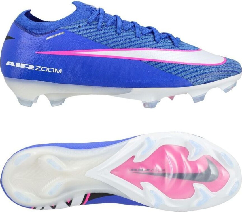 Air Zoom Mercurial Vapor 16 Elite FG Attack - Blå/Hvit - Gress (FG), størrelse 47½