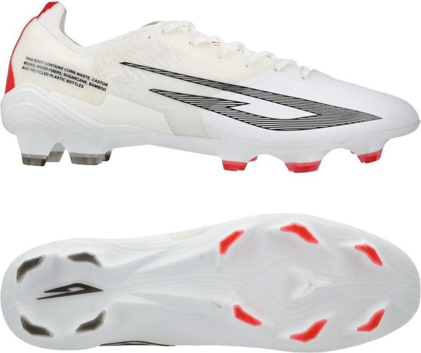 Scudetta FG Launch Edition - Hvit/rød/Svart - Gress (FG), størrelse UK7½/EU41½