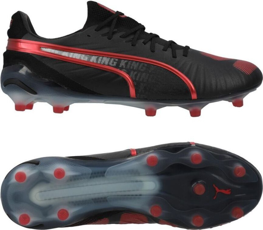 King Ultimate Fg/ag - Svart/red Corsa Limited Edition, størrelse 39
