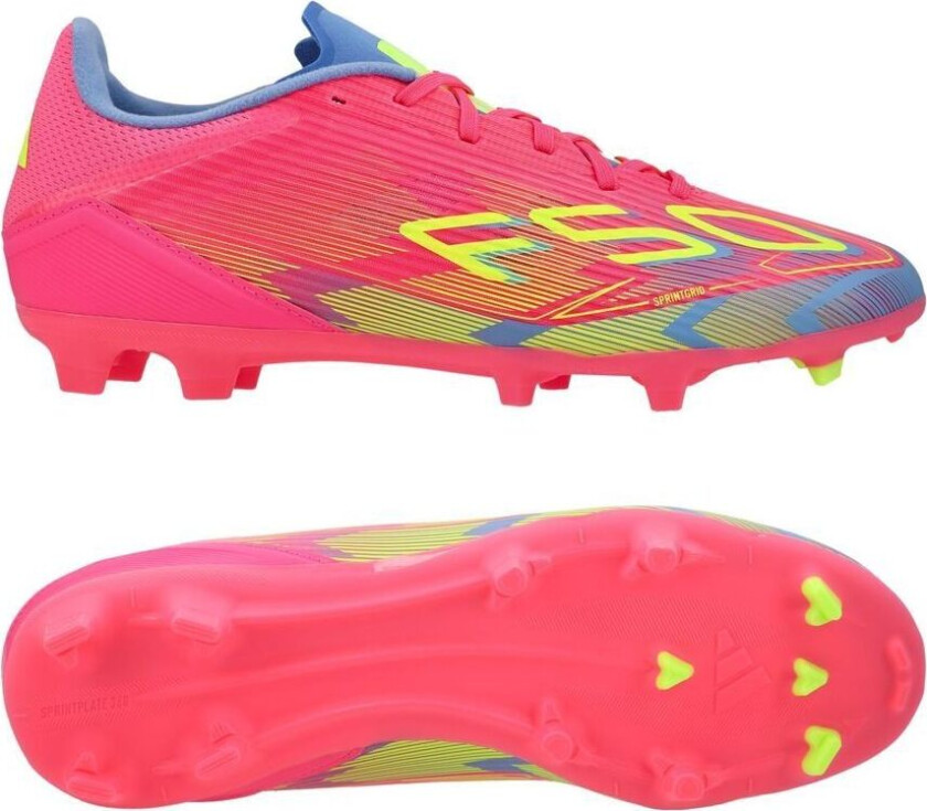 F50 League FG/AG Mystic Victory - Lucid Pink/Sitron/Blå fusjon, størrelse 45⅓