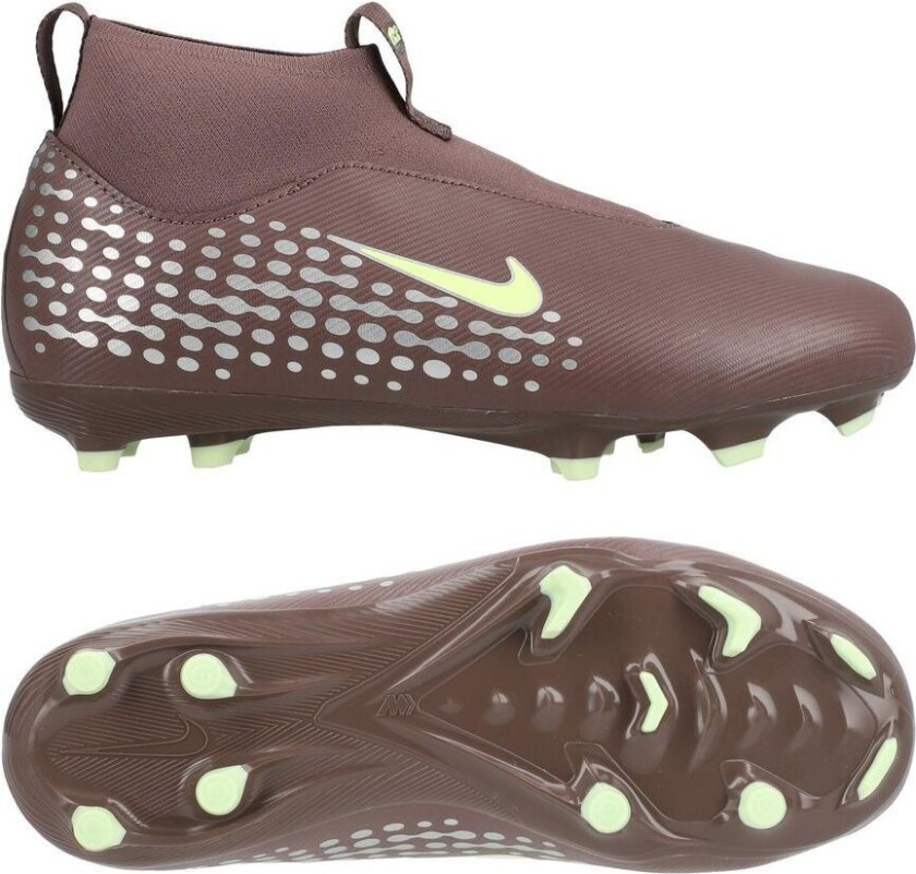 Air Zoom Mercurial Superfly 10 Academy MG Mbappé Personal Edition - Plum Eclipse/Metallisk sølv Barn - Multi Ground (MG), størrelse 33