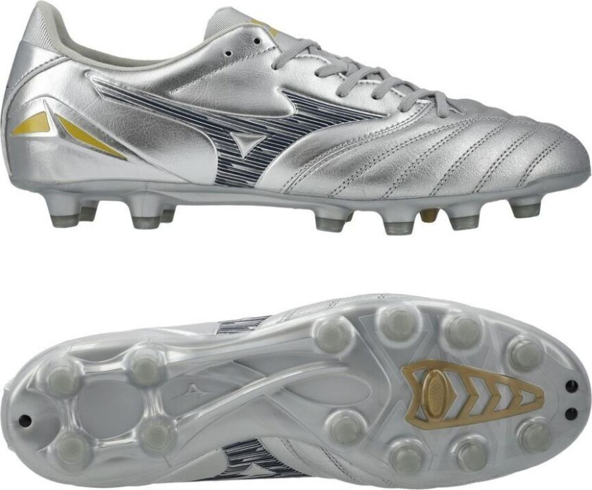 Morelia Neo IV Pro FG Platinum Silver - Sølv/Cool Gray - Gress (FG), størrelse 41