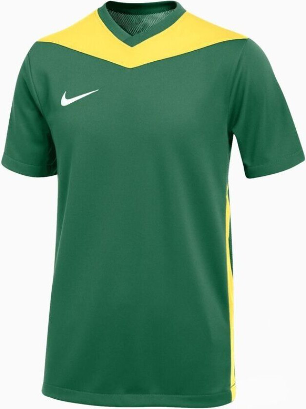 Spillerdrakt Dri-FIT Park Derby IV - Grønn/Tour Yellow/Hvit Barn, størrelse L: 147-158 cm