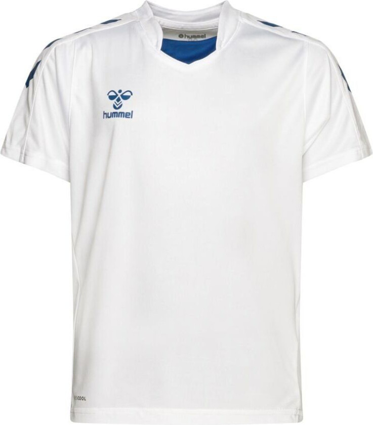 Spillerdrakt Core - Hvit/Blå Barn, størrelse 164 cm