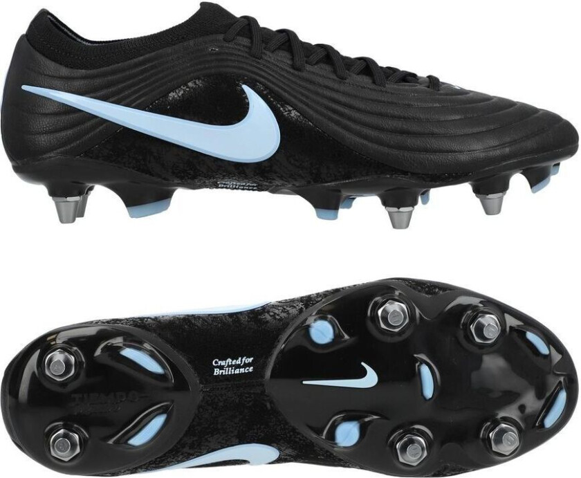 Tiempo Maestro Elite SG-PRO Shadow - Svart/Isblå - Vått gress (SG), størrelse 44