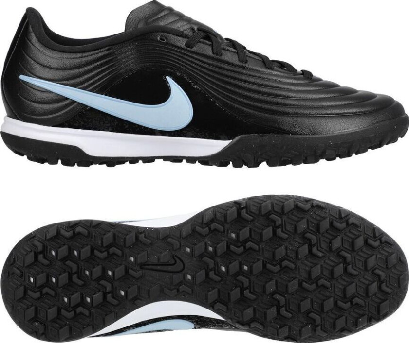 Tiempo Maestro Academy TF Shadow - Svart/Isblå - Turf (TF), størrelse 38½