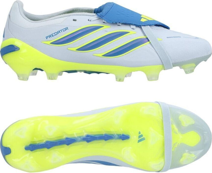 Predator Pro Fold-over Tongue Fg Ice Cold Precision - Crystal Sky/ray Blue/gul - Gress (Fg), størrelse 38⅔