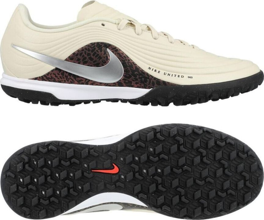 Tiempo Maestro Academy TF United - Grå/Metallisk sølv/Bordeaux - Turf (TF), størrelse 40