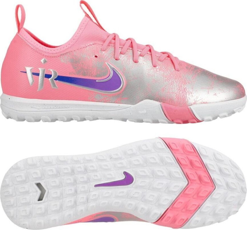 Air Zoom Mercurial Vapor 16 Academy TF Vini Jr. Personal Edition - Rosa/Blå Barn - Turf (TF), størrelse 33½