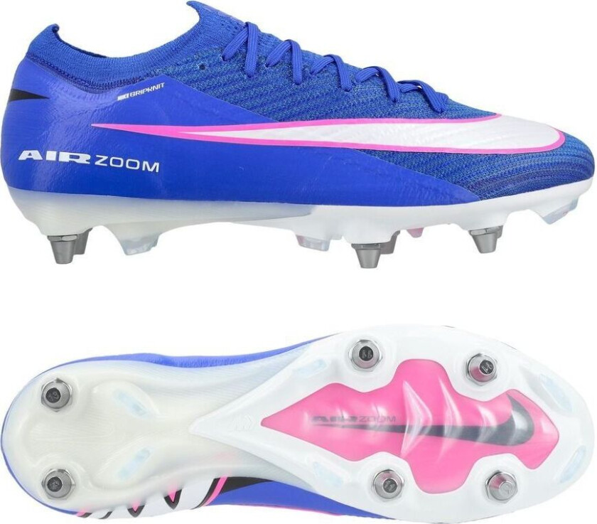 Air Zoom Mercurial Vapor 16 Elite SG-PRO Attack - Blå/Hvit - Vått gress (SG), størrelse 36½