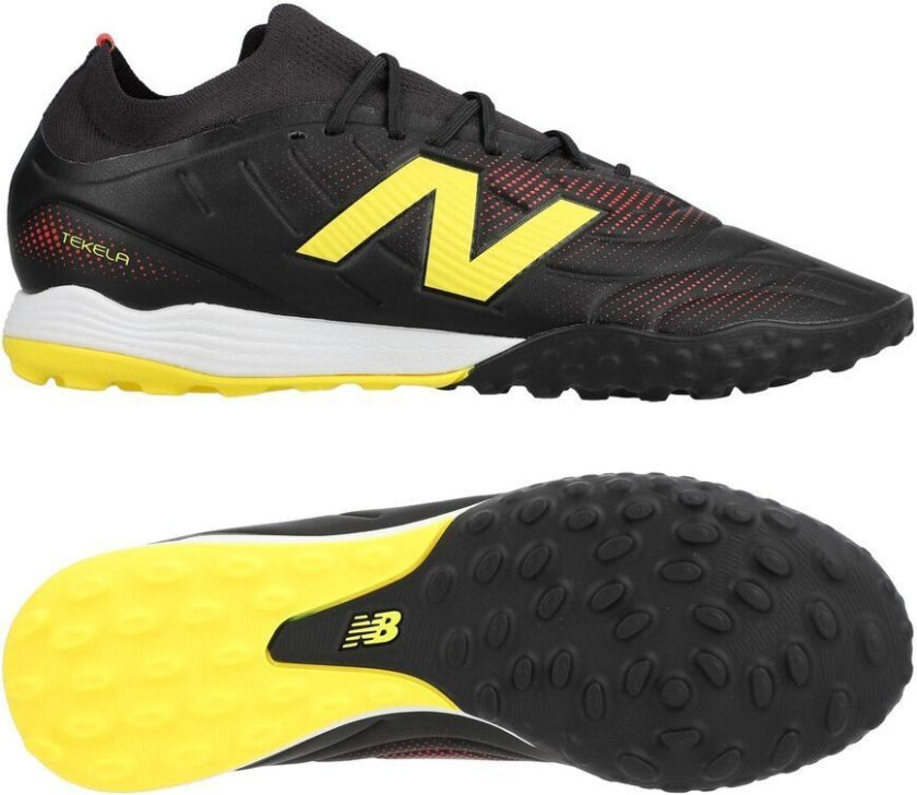 Tekela V5 Team Low Cut Tf Live Wire - Svart/gul - Turf (Tf), størrelse 42½