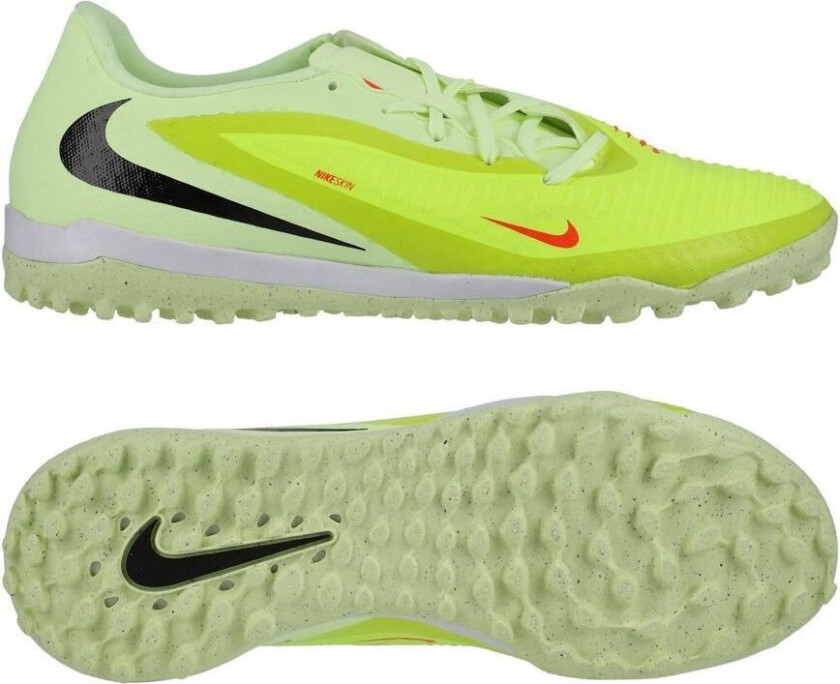 Phantom 6 Academy Low Cut TF Max Voltage - Gønn/Svart/Hyper Crimson - Turf (TF), størrelse 42½