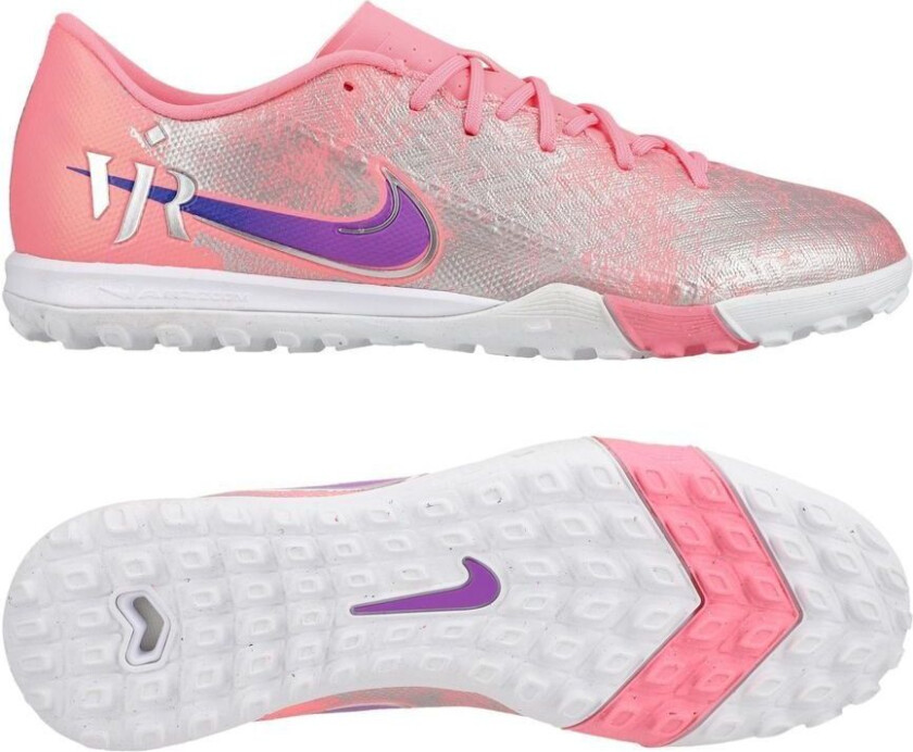 Air Zoom Mercurial Vapor 16 Academy TF Vini Jr. Personal Edition - Rosa/Blå - Turf (TF), størrelse 45½
