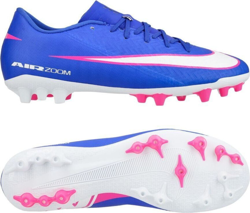 Air Zoom Mercurial Vapor 16 Academy AG Attack - Blå/Hvit - Kunstgress (AG), størrelse 43