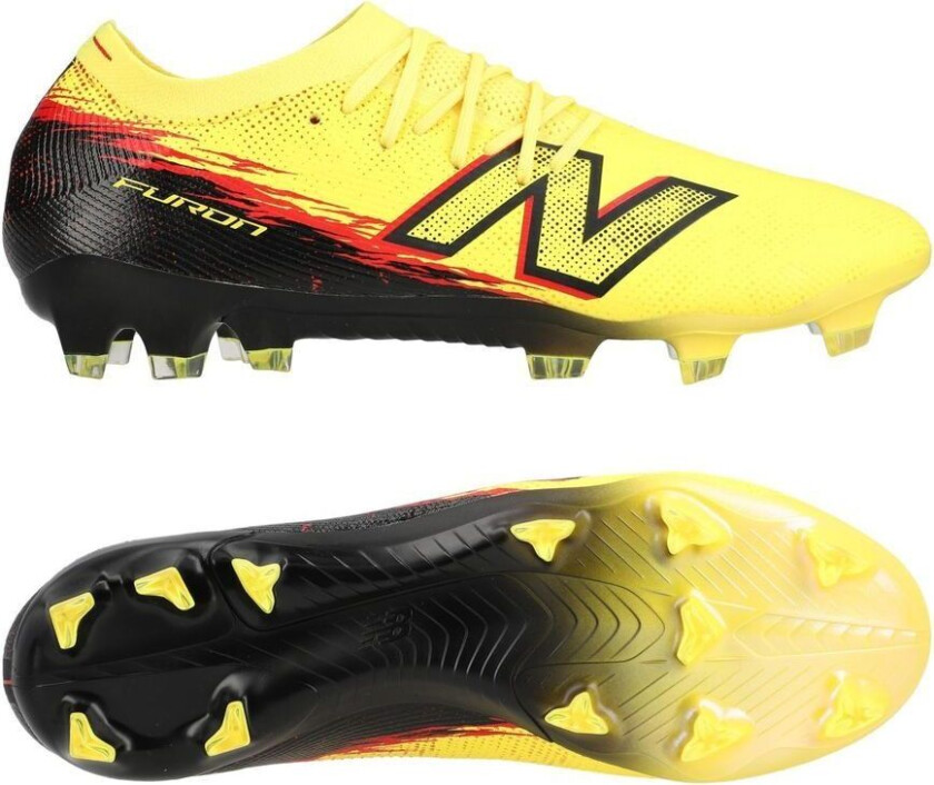 Furon V8 Elite Fg Live Wire - Gul/svart - Gress (Fg), størrelse 41½