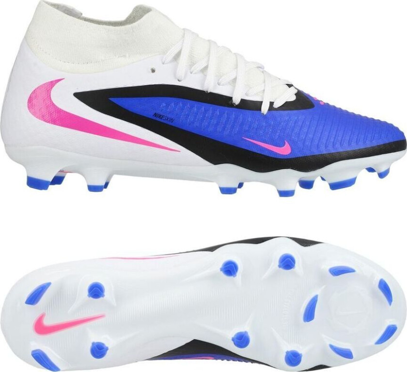 Phantom 6 Academy High Cut MG Attack - Blå/Rosa/Hvit - Multi Ground (MG), størrelse 45