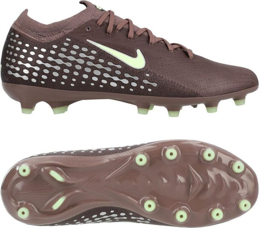 Air Zoom Mercurial Vapor 16 Pro AG-PRO Mbappé Personal Edition - Plum Eclipse/Metallisk sølv - Kunstgress (AG), størrelse 44½