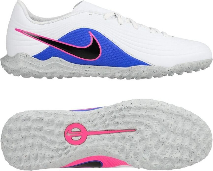 Tiempo Maestro Club TF Attack - Hvit/Svart/Blå/Rosa - Turf (TF), størrelse 42