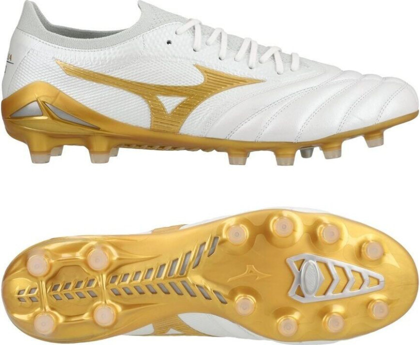 Morelia Neo Iv Beta Made In Japan Fg Bright Gold - Hvit/gull Cool Gray - Gress (Fg), størrelse 44