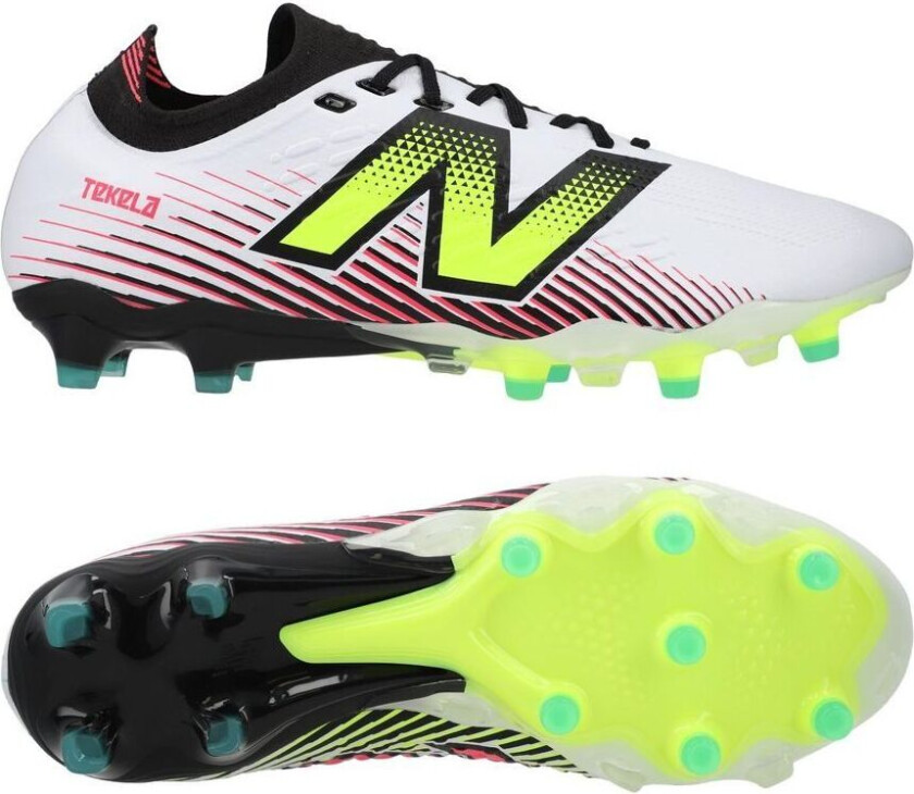 Tekela V4 Pro Lav Fg - Hvit/lilla/volt - Gress (Fg), størrelse 41½