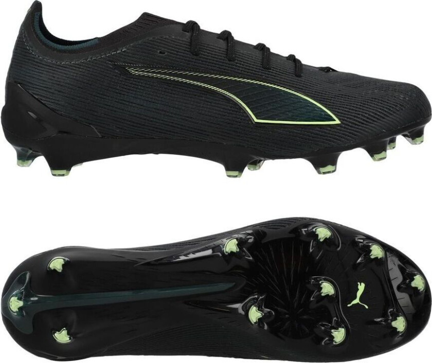 Ultra 6 Ultimate FG Eclipse - Svart/Grønn/Green - Gress (FG), størrelse 47