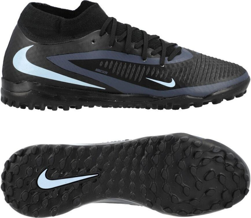 Phantom 6 Academy High Cut Tf Shadow - Svart - Turf (Tf), størrelse 41