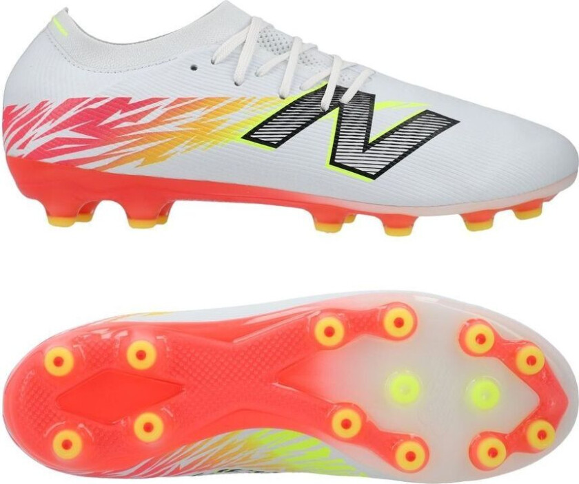 Furon V8 Elite AG Flash Point - Hvit/rød/Sølv - Kunstgress (AG), størrelse 37