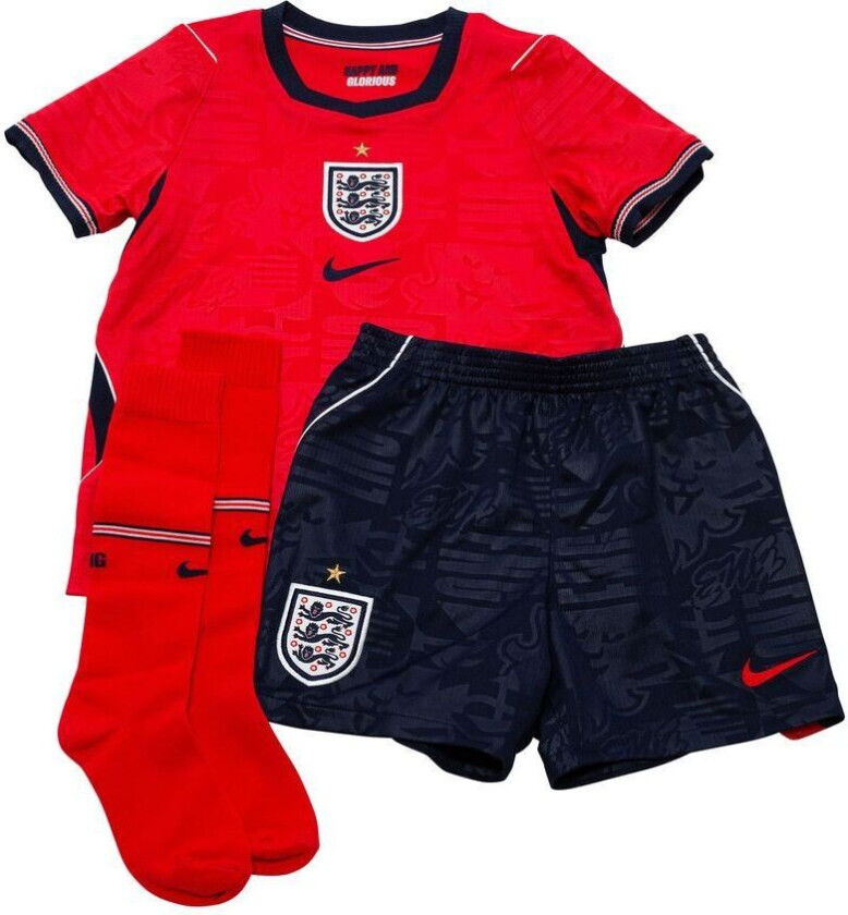 England Bortedrakt World Cup 2026 Mini-kit Barn - Nike, størrelse L: 116-122 cm