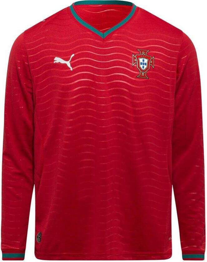 Portugal Hjemmedrakt World Cup 2026 Langermet - PUMA, størrelse XX-Large