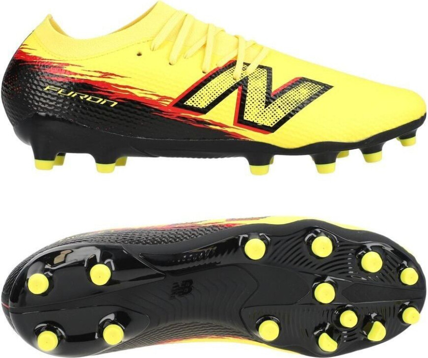 Furon V8 Team Mg Live Wire - Gul/svart - Multi Ground (Mg), størrelse 42½