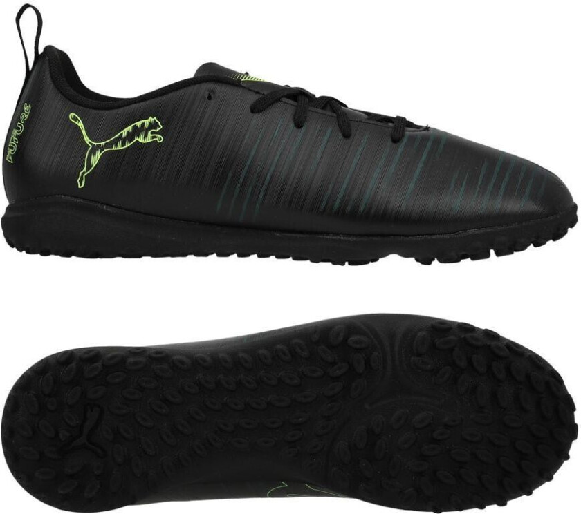 Future 8 Play TT Eclipse - Svart/Grønn/Green Barn - Turf (TF), størrelse 38