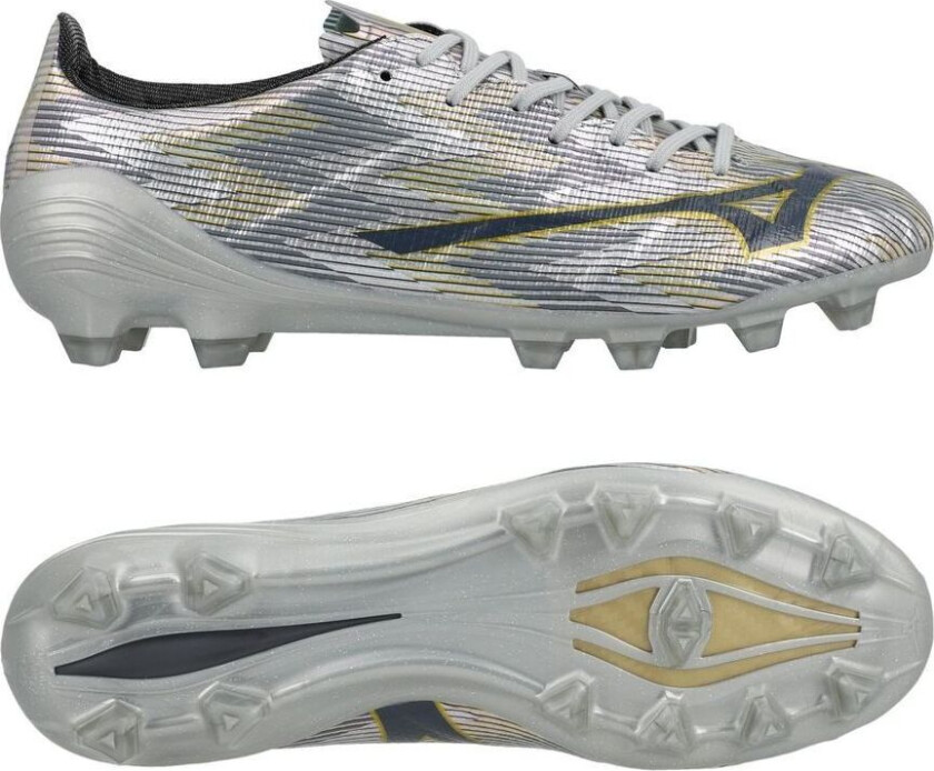 Alpha II Made in Japan FG Platinum Silver - Sølv/Gull - Gress (FG), størrelse 39