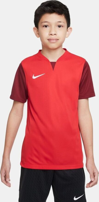 Spillerdrakt Dri-FIT Trophy 5 - Rød/Team Red/Hvit Barn, størrelse S: 128-137 cm