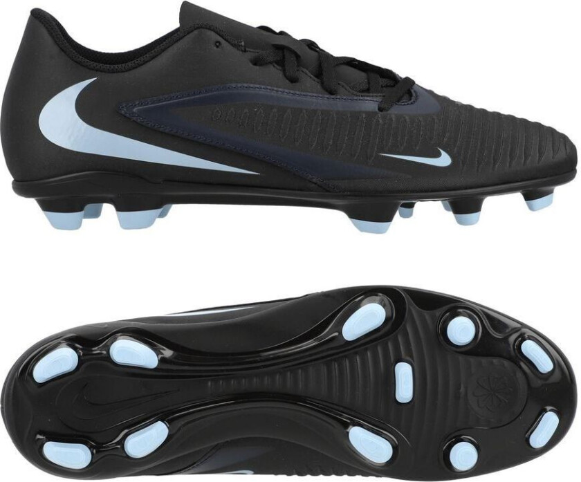 Phantom 6 Club Low Cut MG Shadow - Svart/Isblå - Multi Ground (MG), størrelse 38½