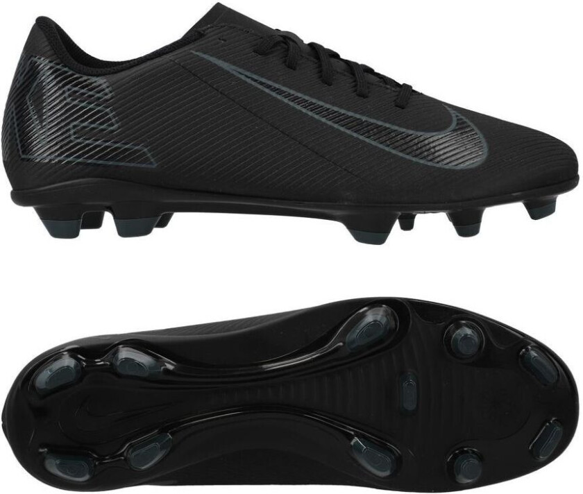 Mercurial Vapor 16 Club Mg Shadow - Svart/dyp Jungel - Multi Ground (Mg), størrelse 44½
