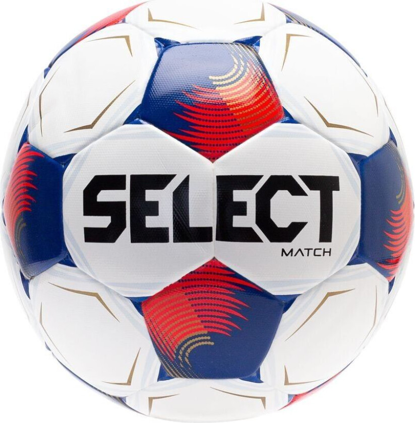 Fotball Match V26 - Hvit/rød, størrelse Ball SZ. 4