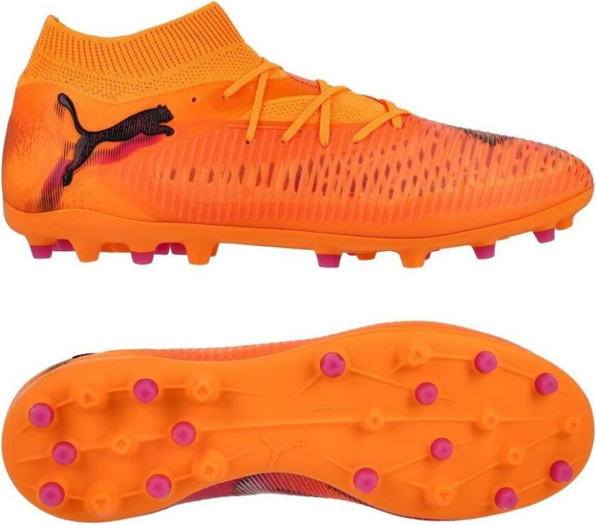 Future 8 Pro Mg Hot Pursuit - Varmebrann/ Svart/ravish - Multi Ground (Mg), størrelse 46½