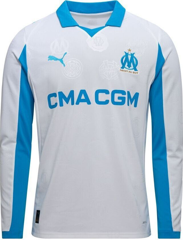 Marseille Hjemmedrakt 2025/26 Langermet - PUMA, størrelse XX-Large