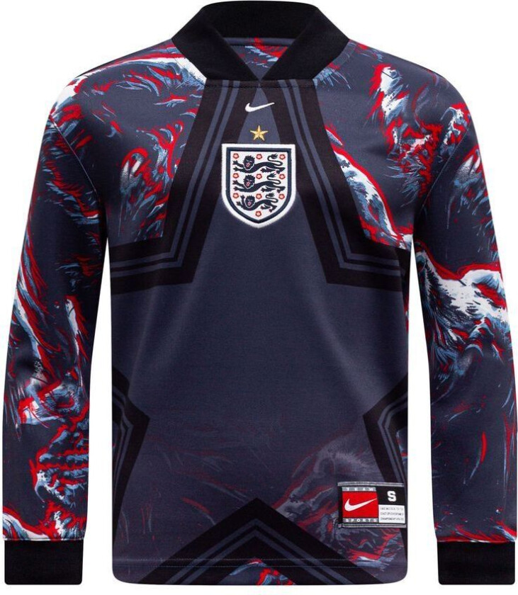 England Keeperdrakt Hollywood Goalkeepers - Obsidian/svart/hvit Barn - Nike, størrelse M: 137-147 cm
