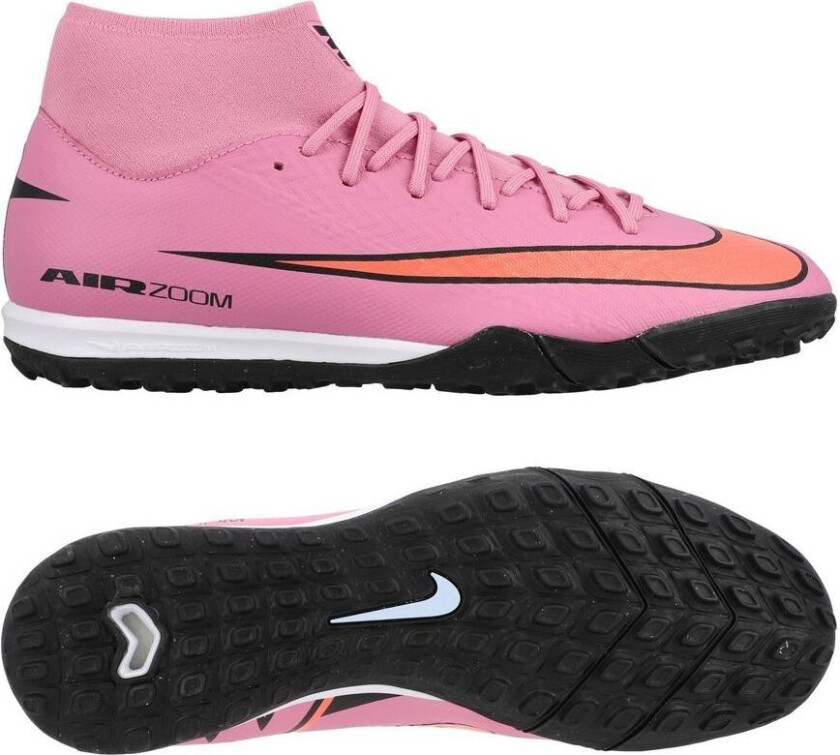 Air Zoom Mercurial Superfly 10 Academy Tf Scary Good - Magisk Flamingo/svart/oransje - Turf (Tf), størrelse 43