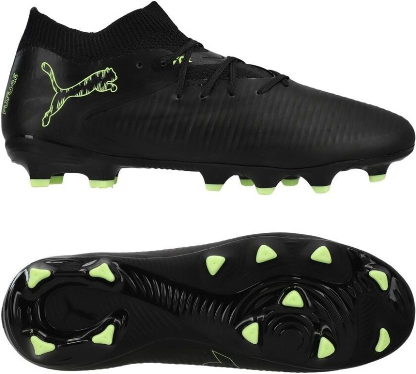 Future 8 Pro FG/AG Eclipse - Svart/Grønn/Green Barn, størrelse 38